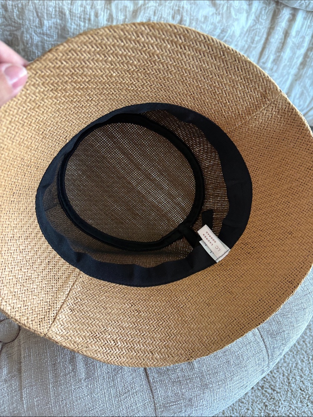 LC Lauren Conrad Woven Straw Bucket Hat - Picture 2 of 5
